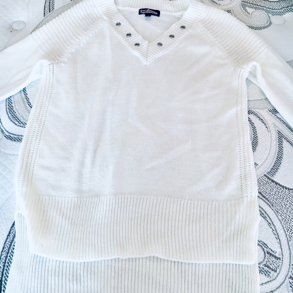 White Cotton Sweater